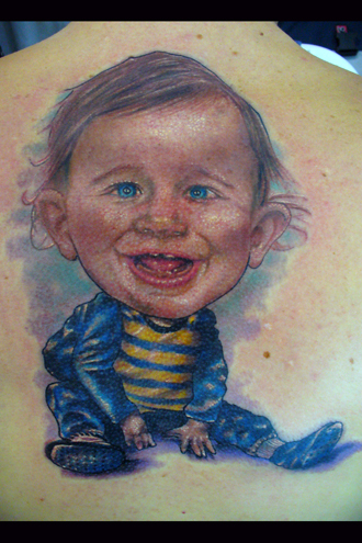 Tattoos - Josh Woods - Little baby Bee